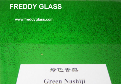 Colored Nashiji Pattened Glass