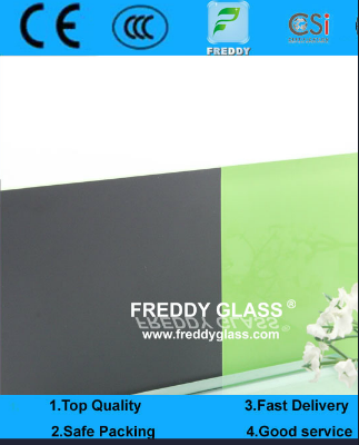 4mm C Green Paint Glass/ Colored Glass/ Decorative Glass