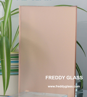 5mm Pink Frosted Glass