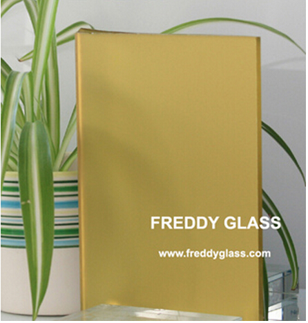 2-12mm Yellow Frosted Mirror/Decorative Mirror/Frost Mirror/Acid Etched Mirror/No Fingerprint Mirror