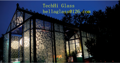 Flower titanium glass