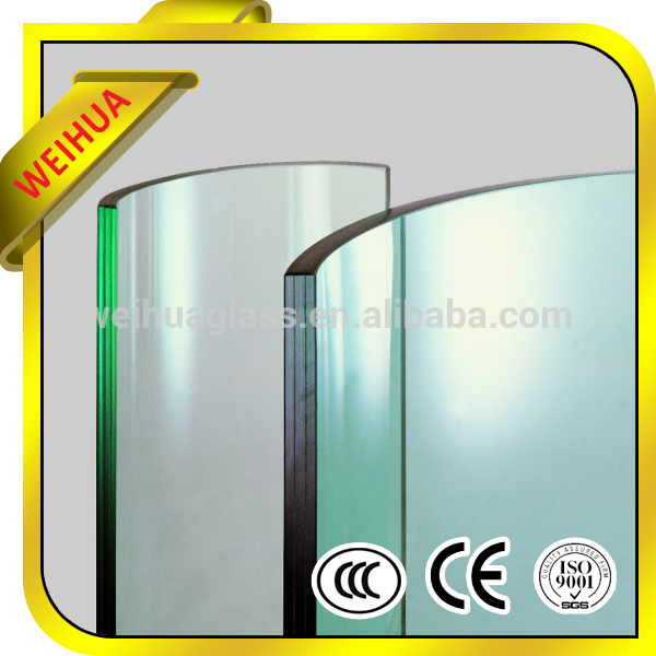 Colored/clear tempered glass, 12mm toughened glass with CE approved