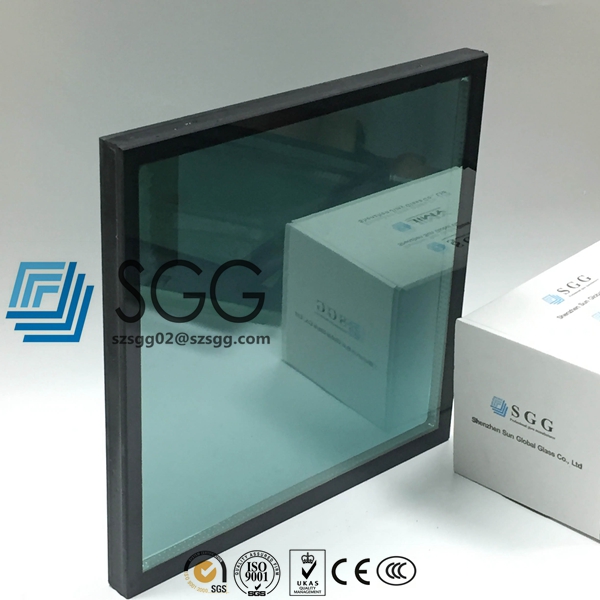 Clear tempered glass +Reflective tempered insulated glass price 5mm+5mm 6mm+6mm 8mm+8mm Bronze Gray 