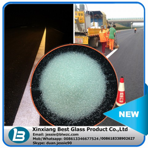 industrial glass beads for traffic paint road engineering