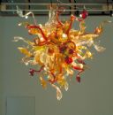 art glass chandelier