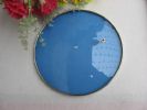 blue tempered glass lid