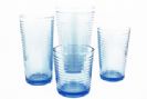 Blue glass cups