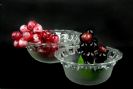 Glass apple bowl