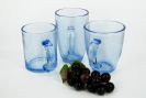 Glass cups with handle