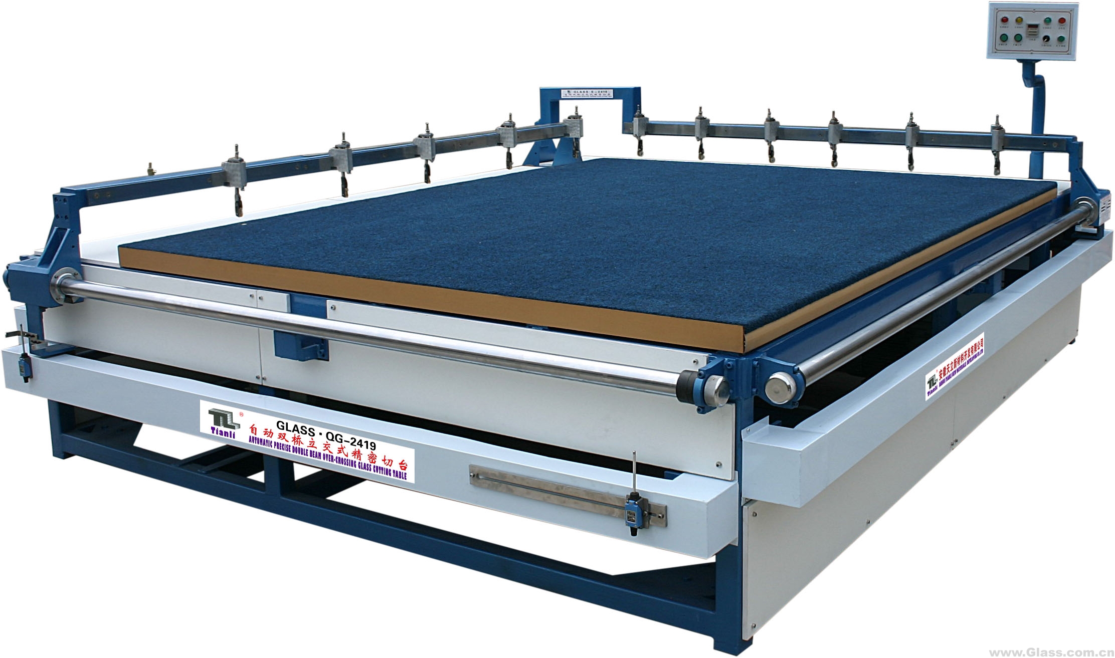 Automatic Precise Double Beam Over-crossing Glass Cutting Table