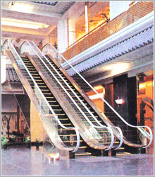 escalator glass