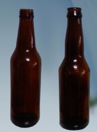 glass beer bottle