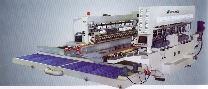 Glass straigt line double edging machine