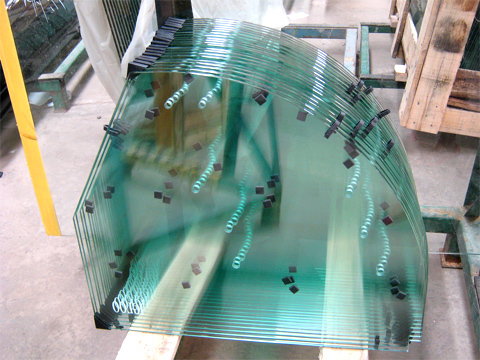 Furniture glass series---Conbine-shelf-glass