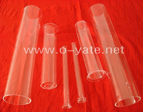 clear quartz tube/transparent quartz tube