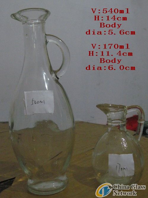 glass oil bottles