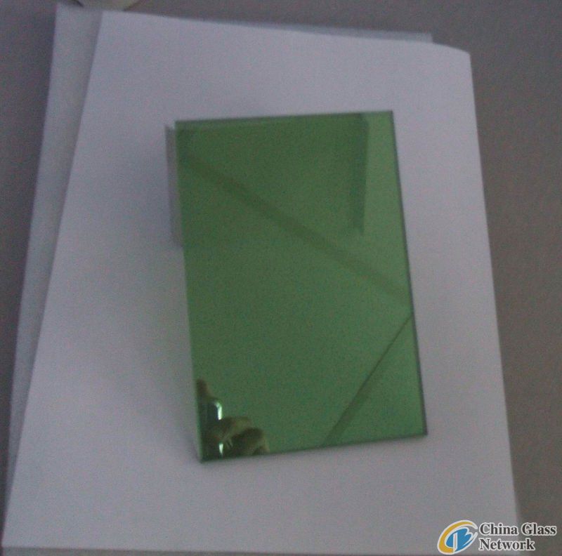 dark green reflective glass