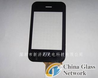 capacitive screen for mobile customized size coated glass responsive touch screen