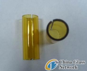 yellow quartz tube