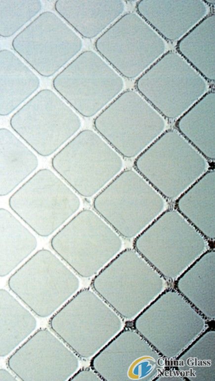 DEEP ACID ETCHED GLASS/NET COURT