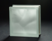 Acid Cloudy Glass Block