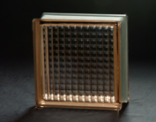 Brown Parallel Glass Block