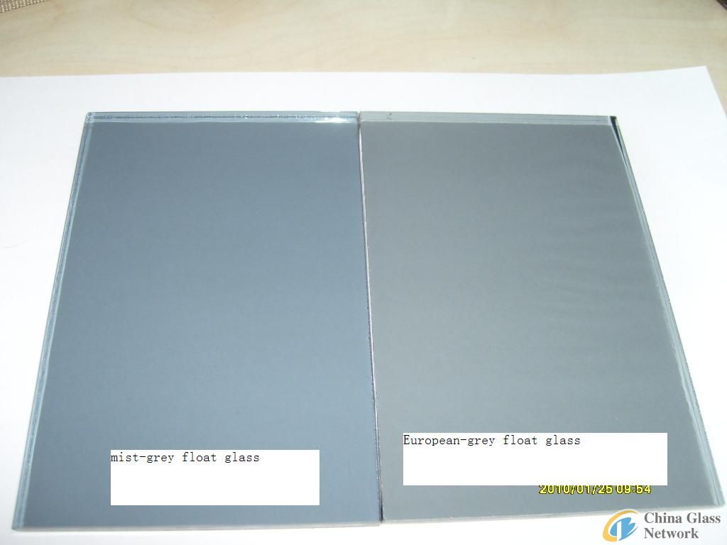 euro gray float glass