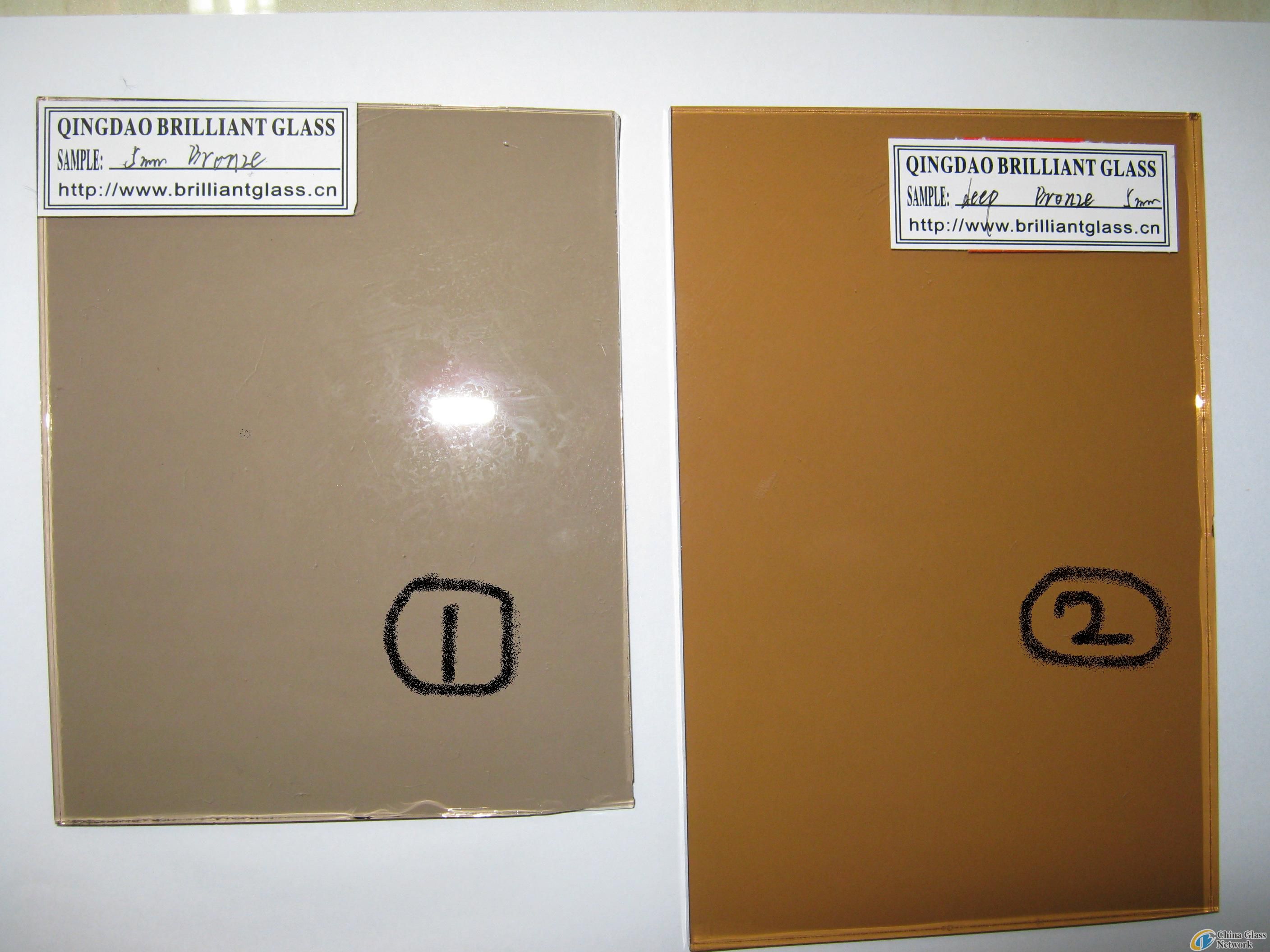 golden bronze float glass