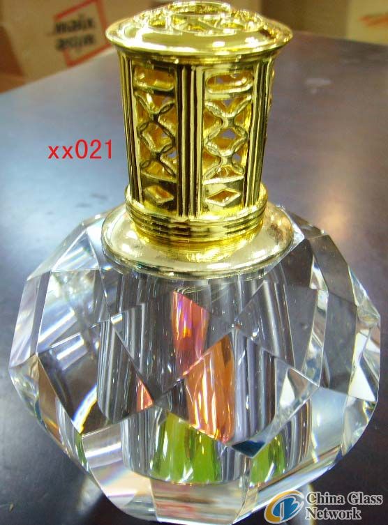 crystal perfume bottle