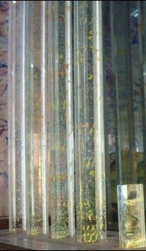 color glass pillar for screens