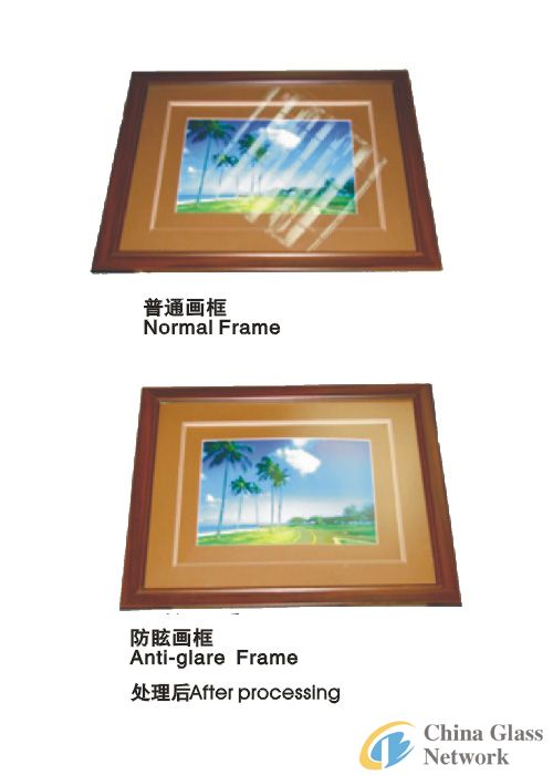 Anti reflective glass used for advanced photo frame and industrial instrument