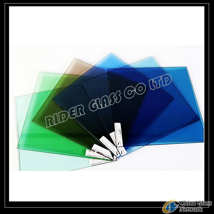 2-19mm Clear Float Glass and 4-12mm Tinted Float Glass with CE and ISO9001