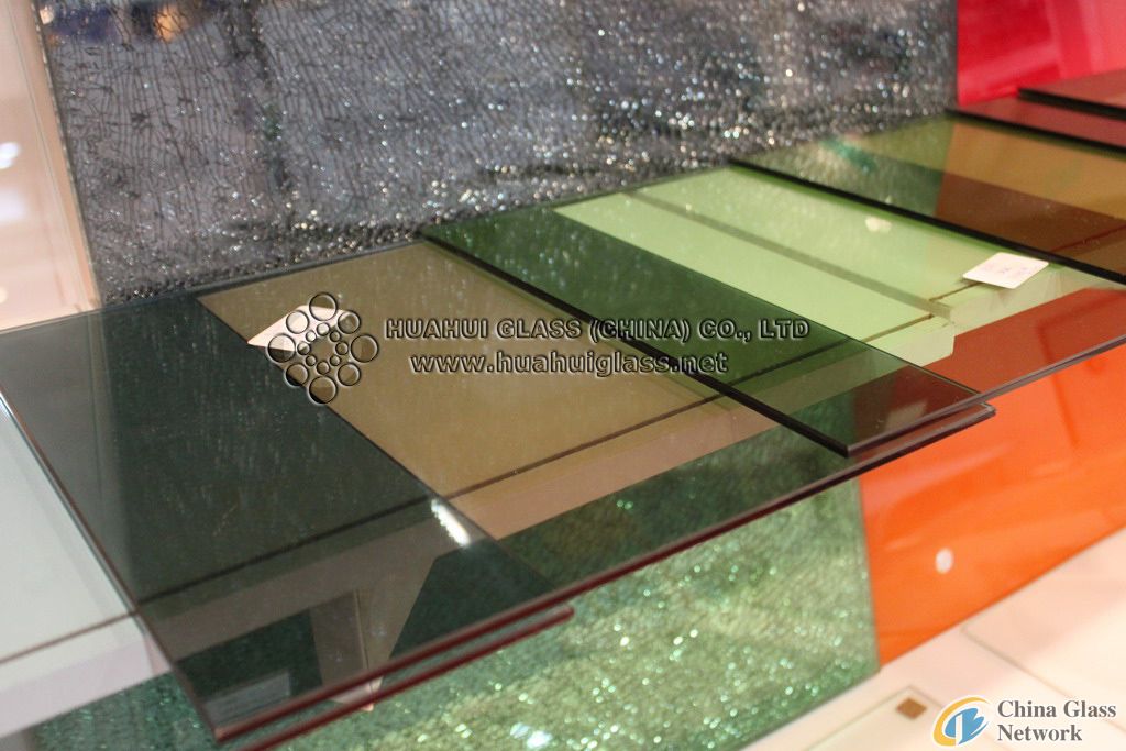 2-19mm colored tempered glass