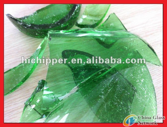 green bottle glass cullet