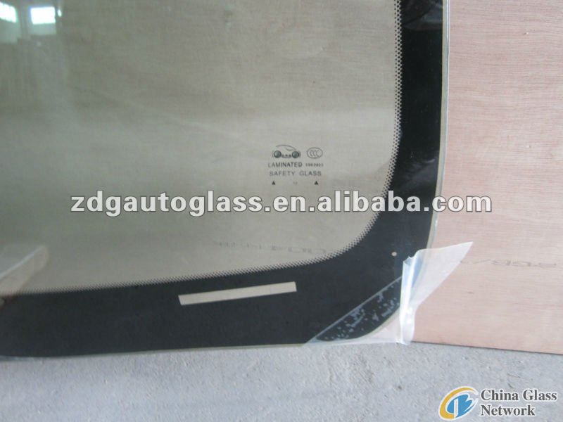 Laminated car glass for auto