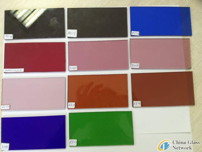 color sheet glass