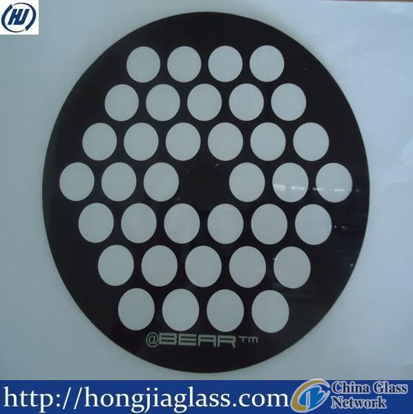 Silk screen glass