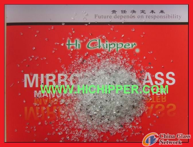 crushed glass mirror granule