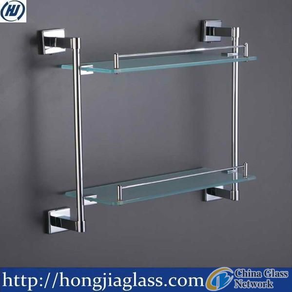 tempered shelf glass