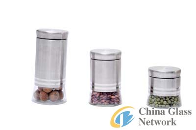 wholesale glass jars with metal lids