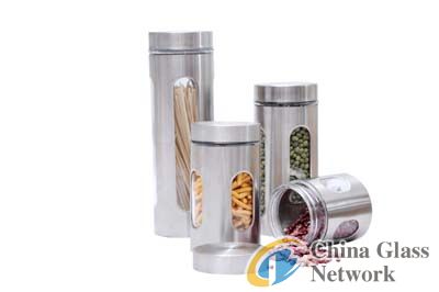 sell glass jars with strew metal lids