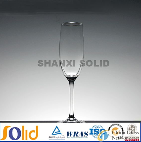 handmade clear wine glass wine