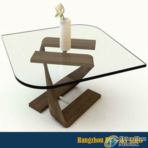 Special shaped Tempered Glass for sleek and elegant table design Furniture