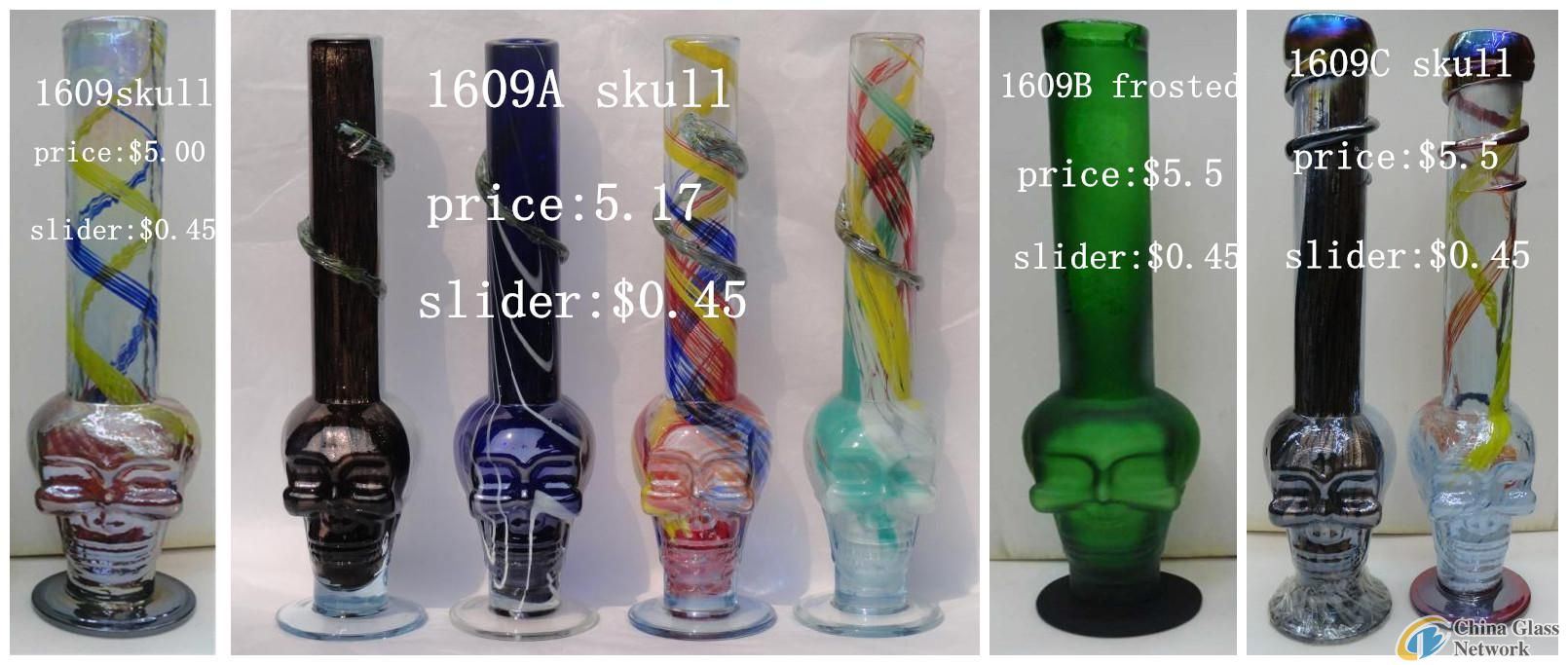 smoking set of glass water pipes