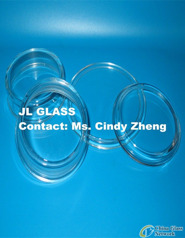 Molded glass cover borosilicate glass3.3