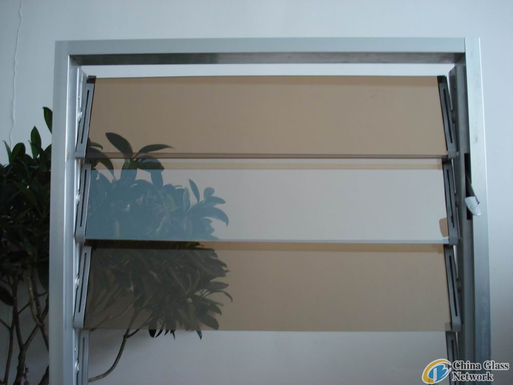 6mm Colored louvres glass