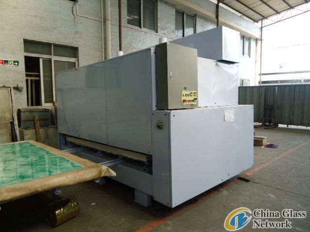 Pattern transfer baking glass machine