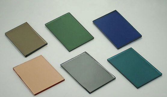 bronze, green , blue, grey reflective float glass