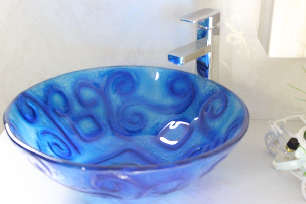 Modern Bathroom Glass Basin n-258