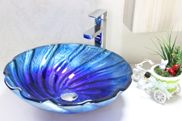 Modern Bathroom Glass Basin n-259